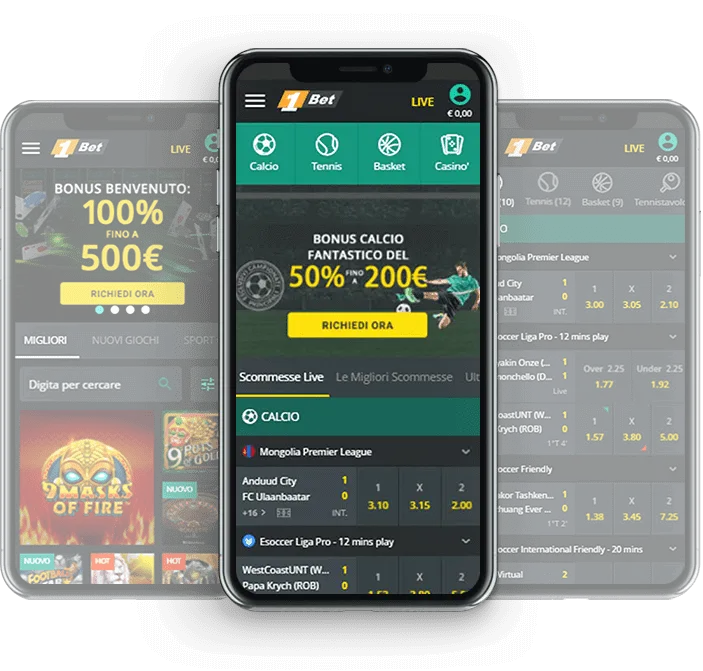 1Bet Mobile Versione and App